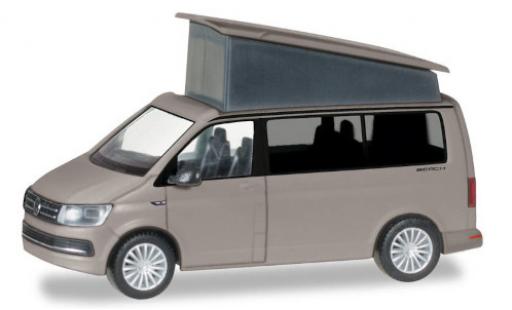 Coche miniatura Volkswagen T6 1/87 Herpa California gris toit de camping ouvert et fermé darstellbar Volkswagen T6 1/87 Herpa California gris toit de camping ouvert et fermé darstellbar coche miniatura