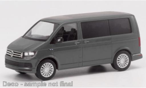 Coche miniatura Volkswagen T6 1/87 Herpa gris Volkswagen T6 1/87 Herpa gris coche miniatura