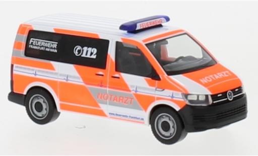 Coche miniatura Volkswagen T6 1/87 Herpa Notarzt Feuerwehr Frankfurt / Main Volkswagen T6 1/87 Herpa Notarzt Feuerwehr Frankfurt / Main coche miniatura