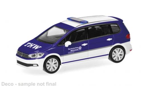 Coche miniatura Volkswagen Touran 1/87 Herpa blau/weiss THW Fürth 1:87 Volkswagen Touran 1/87 Herpa blau/weiss THW Fürth 1:87 coche miniatura