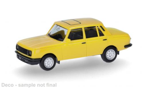 Wartburg 353 1/87 Herpa gelb 1984 1:87 coche miniatura