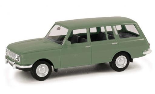Coche miniatura Wartburg 353 1/87 Herpa Tourist verde 1966 Wartburg 353 1/87 Herpa Tourist verde 1966 coche miniatura