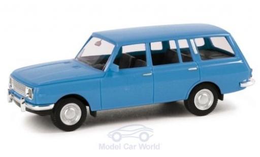 Coche miniatura Wartburg 353 1/87 Herpa Tourist azul 1966 Wartburg 353 1/87 Herpa Tourist azul 1966 coche miniatura