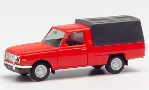 Coche miniatura Wartburg 353 1/87 Herpa Trans rojo 1966 avec toile Wartburg 353 1/87 Herpa Trans rojo 1966 avec toile coche miniatura