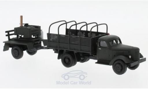 Coche miniatura Zil 164 1/87 Herpa ZIL NVA in Polen Pritsche mit Spiegel und Feldküchen-Anhänger Zil 164 1/87 Herpa ZIL NVA in Polen Pritsche mit Spiegel und Feldküchen-Anhänger coche miniatura