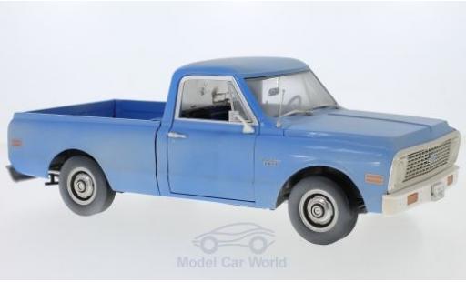 Coche miniatura Chevrolet C-10 1/18 Highway 61 Pick Up azul The Texas Chainsaw Massacre 1971 mit Schmutzeffekt Chevrolet C-10 1/18 Highway 61 Pick Up azul The Texas Chainsaw Massacre 1971 mit Schmutzeffekt coche miniatura