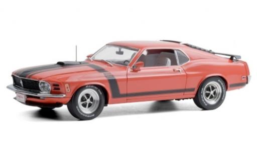 Coche miniatura Ford Mustang 1/18 Highway 61 Boss 302 rojo/matt-negro 1970 Ford Mustang 1/18 Highway 61 Boss 302 rojo/matt-negro 1970 coche miniatura
