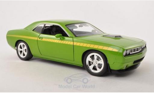 Coche miniatura Plymouth Cuda Concept 1/18 Highway 61 Concept Car verde/amarillo Plymouth Cuda Concept 1/18 Highway 61 Concept Car verde/amarillo coche miniatura