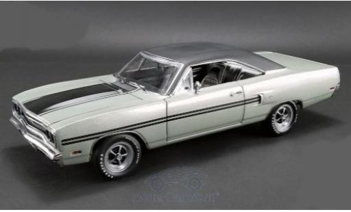 Coche miniatura Plymouth GTX 1/18 Highway 61 gris/matt-negro 1970 Plymouth GTX 1/18 Highway 61 gris/matt-negro 1970 coche miniatura