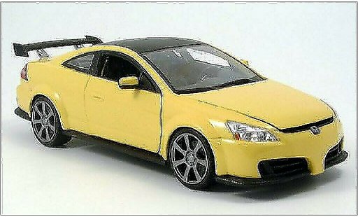 Honda Accord Base 1/18 Motormax Tuning amarillo/mate-negro coche miniatura