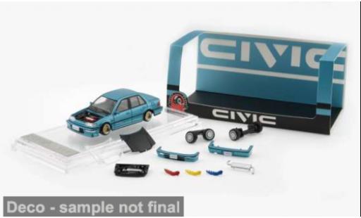 Honda Civic 1/64 BM Creations (EF2) blau 1991 1:64 coche miniatura