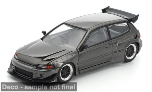Honda Civic 1/64 Pop Race EG6 anthrazit 1:64 coche miniatura