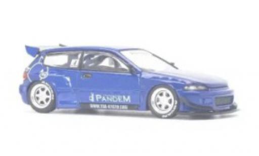 Honda Civic 1/64 Pop Race (EG6) by Pandem blau 1:64 coche miniatura