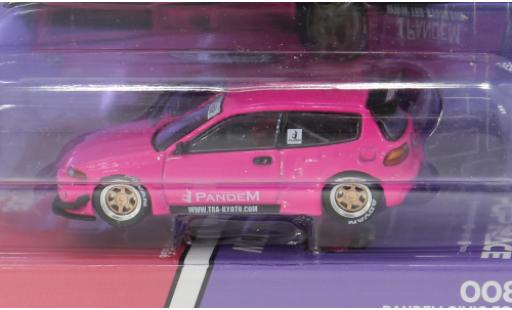 Honda Civic 1/64 Pop Race (EG6) by Pandem pink 1:64 coche miniatura