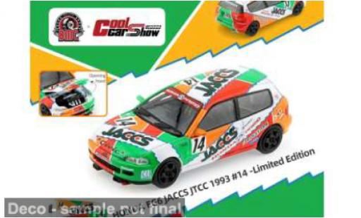 Honda Civic 1/64 BM Creations (EG6) JTCC Mooncraft JACCS #14 N.Hattori/K.Kaneishi 1:64 coche miniatura