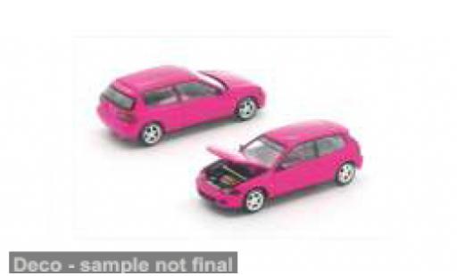 Honda Civic 1/64 Pop Race (EG6) pink 1:64 coche miniatura