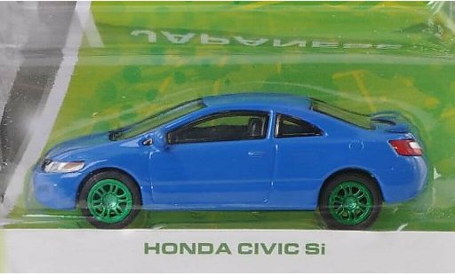 Honda Civic Si 1/64 Greenlight azul Special Version coche miniatura
