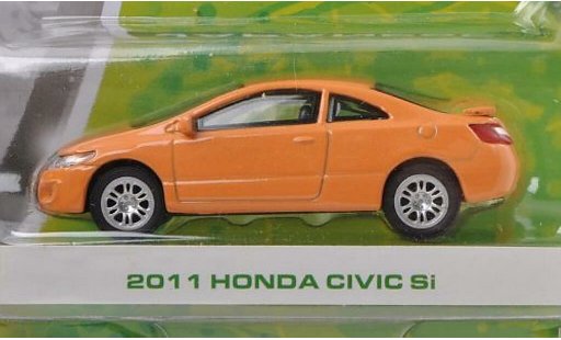 Honda Civic Si 1/64 Greenlight naranja-beige 2011 coche miniatura