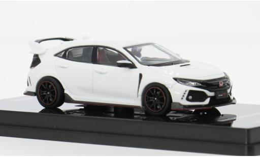 Honda Civic 1/64 INNO64 Type R (FK8) weiss 2017 1:64 coche miniatura