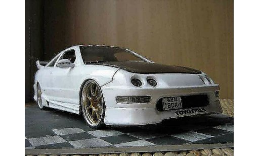 Honda Integra Type R 1/18 Hot Wheels tipoe jdm blanco coche miniatura