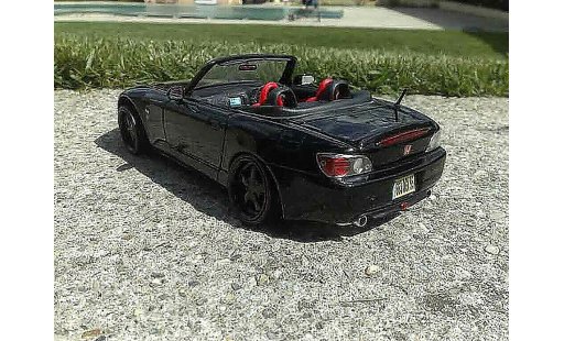 Honda S2000 Base 1/18 Maisto negro jantes 18 pouces coche miniatura