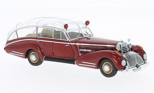 Coche miniatura Horch 853 1/43 AutoCult AS12 Lepil rojo 1:43 Horch 853 1/43 AutoCult AS12 Lepil rojo 1:43 coche miniatura