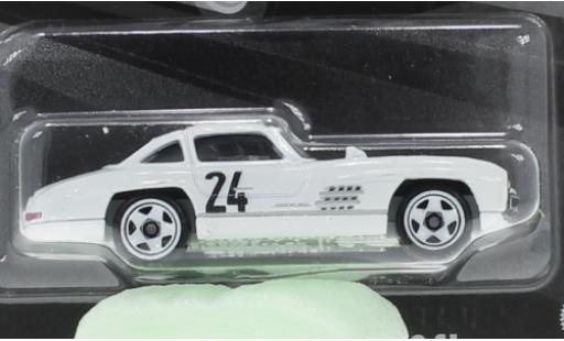 Mercedes 300 1/64 Hot Wheels SL (W198) blanche coche miniatura