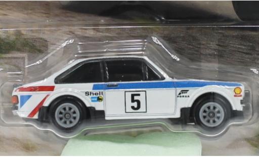 Coche miniatura Ford Escort 1/64 Hot Wheels Premium Mk II RS 1800 blanche 1978 Ford Escort 1/64 Hot Wheels Premium Mk II RS 1800 blanche 1978 coche miniatura