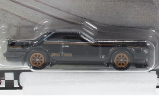 Nissan Skyline 1/64 Hot Wheels Premium RS (KDR30) negro coche miniatura