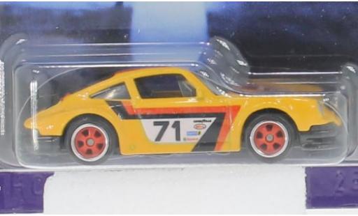 Coche miniatura Porsche 911 1/64 Hot Wheels Premium gelb 1971 1:64 Porsche 911 1/64 Hot Wheels Premium gelb 1971 1:64 coche miniatura