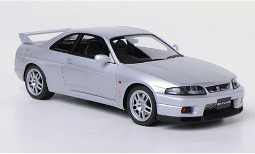 Coche miniatura Nissan Skyline 1/43 HPI MIrage GT-R V-Spec (R33) gris RHD 1995 Nissan Skyline 1/43 HPI MIrage GT-R V-Spec (R33) gris RHD 1995 coche miniatura