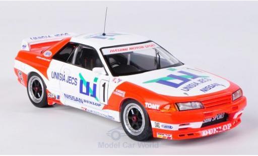 Coche miniatura Nissan Skyline 1/43 HPI GT-R (R32) No.1 Unisia Jecs JTC Suzuka 1993 M.Hasemi/H.Fukuyama Nissan Skyline 1/43 HPI GT-R (R32) No.1 Unisia Jecs JTC Suzuka 1993 M.Hasemi/H.Fukuyama coche miniatura