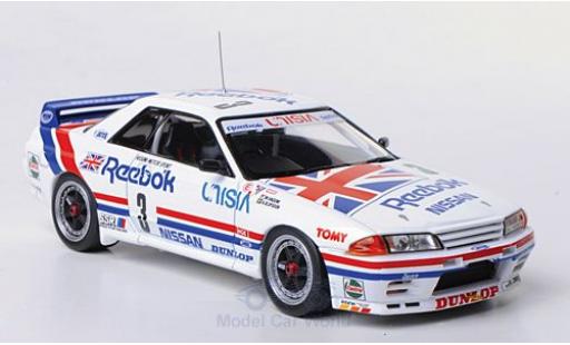 Coche miniatura Nissan Skyline 1/43 HPI GT-R (R32) No.3 Hasemi Motor Sport Reebok JTCC Tukuba 1991 M.Hasemi/A.Olofsson Nissan Skyline 1/43 HPI GT-R (R32) No.3 Hasemi Motor Sport Reebok JTCC Tukuba 1991 M.Hasemi/A.Olofsson coche miniatura