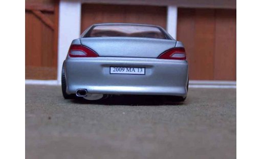 Peugeot 406 Coupe 1/18 Gate gris metallized coche miniatura