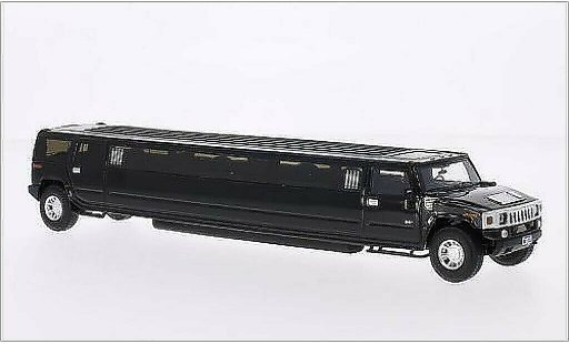 Hummer H2 Base 1/43 Neo Stretchlimousine negro coche miniatura