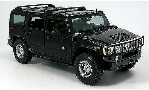 Hummer H2 Base 1/18 Maisto SUV negro 2002 coche miniatura