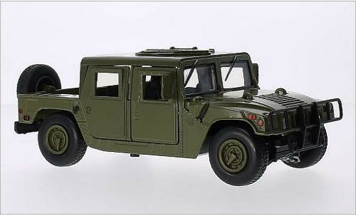 Hummer Humvee Troop Carrier 1/24 Motormax mate-oliv / coche miniatura