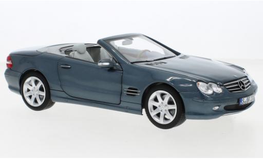 Coche miniatura Mercedes Classe SL 1/18 SpecialC SL 500 (R230) metallise azul 2001 Mercedes Classe SL 1/18 SpecialC SL 500 (R230) metallise azul 2001 coche miniatura