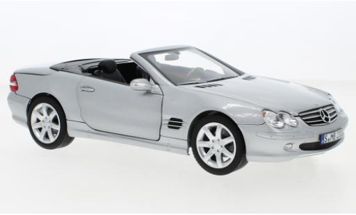 Coche miniatura Mercedes Classe SL 1/18 SpecialC SL 500 (R230) gris 2001 Mercedes Classe SL 1/18 SpecialC SL 500 (R230) gris 2001 coche miniatura