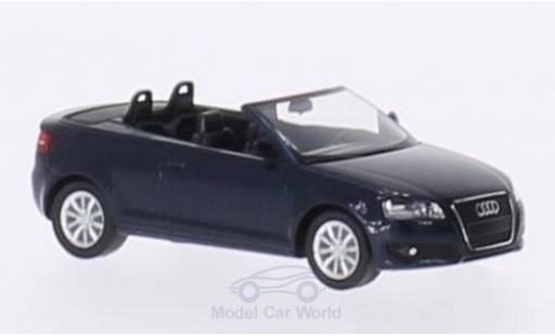 Coche miniatura Audi A3 1/87 Herpa Cabriolet (8P) metalico azul 2008 negroes Interieur Audi A3 1/87 Herpa Cabriolet (8P) metalico azul 2008 negroes Interieur coche miniatura