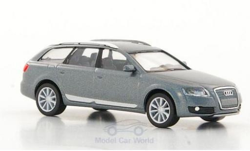 Coche miniatura Audi A6 1/87 Herpa Allroad quattro metalico gris 2006 Audi A6 1/87 Herpa Allroad quattro metalico gris 2006 coche miniatura