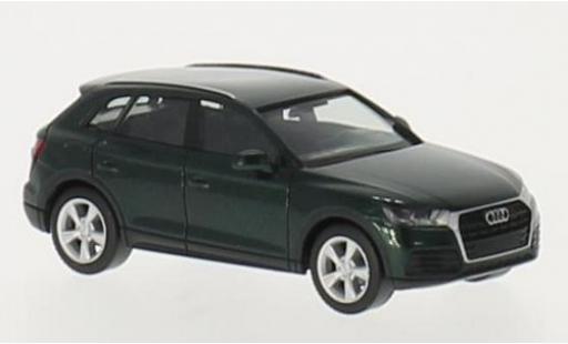 Audi Q5 1/87 Herpa metalico verde coche miniatura