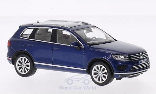 Coche miniatura Volkswagen Touareg 1/43 Herpa metalico azul 2015 Volkswagen Touareg 1/43 Herpa metalico azul 2015 coche miniatura