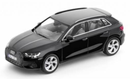 Coche miniatura Audi A3 1/43 iScale Sportback (8Y) negro 2020 Audi A3 1/43 iScale Sportback (8Y) negro 2020 coche miniatura