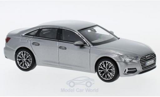 Coche miniatura Audi A6 1/43 iScale Limousine metalico gris 2018 Audi A6 1/43 iScale Limousine metalico gris 2018 coche miniatura