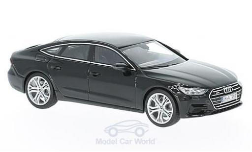 Coche miniatura Audi A7 1/43 iScale Sportback negro 2018 Audi A7 1/43 iScale Sportback negro 2018 coche miniatura