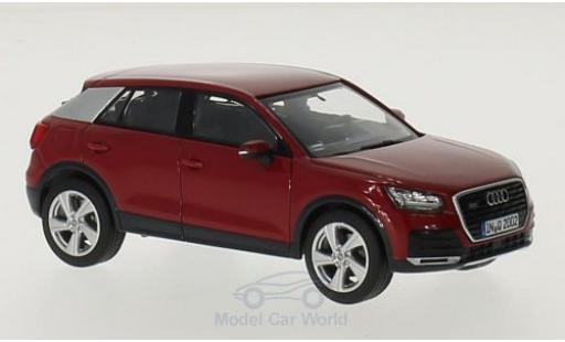 Audi Q2 1/43 iScale rojo coche miniatura