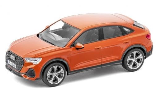 Coche miniatura Audi Q3 1/43 iScale Sportback (F3) metalico naranja 2020 Audi Q3 1/43 iScale Sportback (F3) metalico naranja 2020 coche miniatura