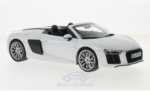 Coche miniatura Audi R8 1/18 iScale Spyder V10 gris 2016 ohne Vitrine Audi R8 1/18 iScale Spyder V10 gris 2016 ohne Vitrine coche miniatura
