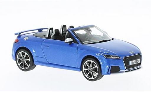 Coche miniatura Audi TT 1/43 iScale RS Roadster metalico azul 2017 Audi TT 1/43 iScale RS Roadster metalico azul 2017 coche miniatura